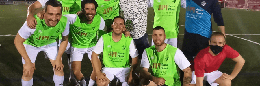 Jesus Mora, campions de la Copa F7 Veterans +30