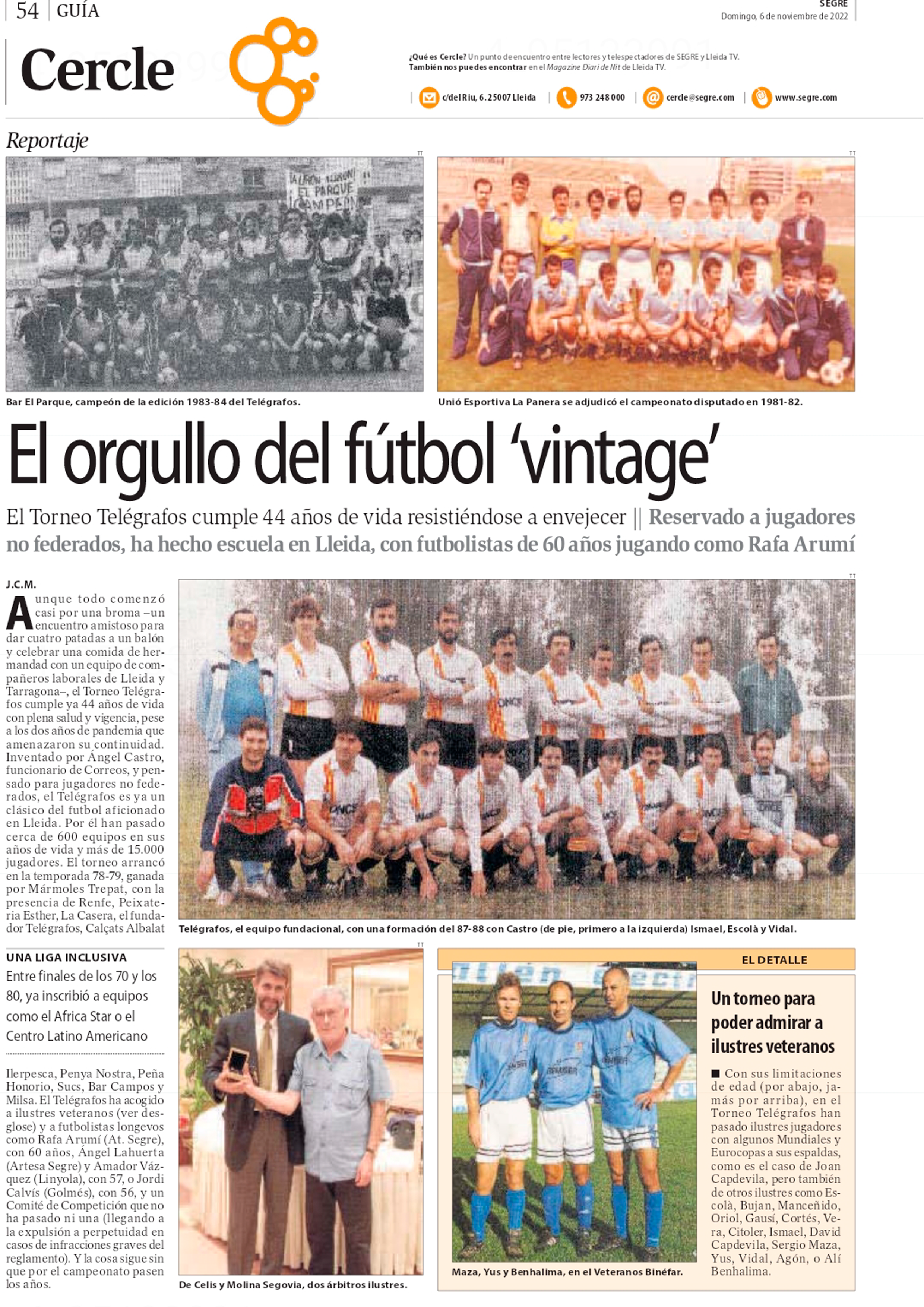 Telègrafs compleix 44 anys