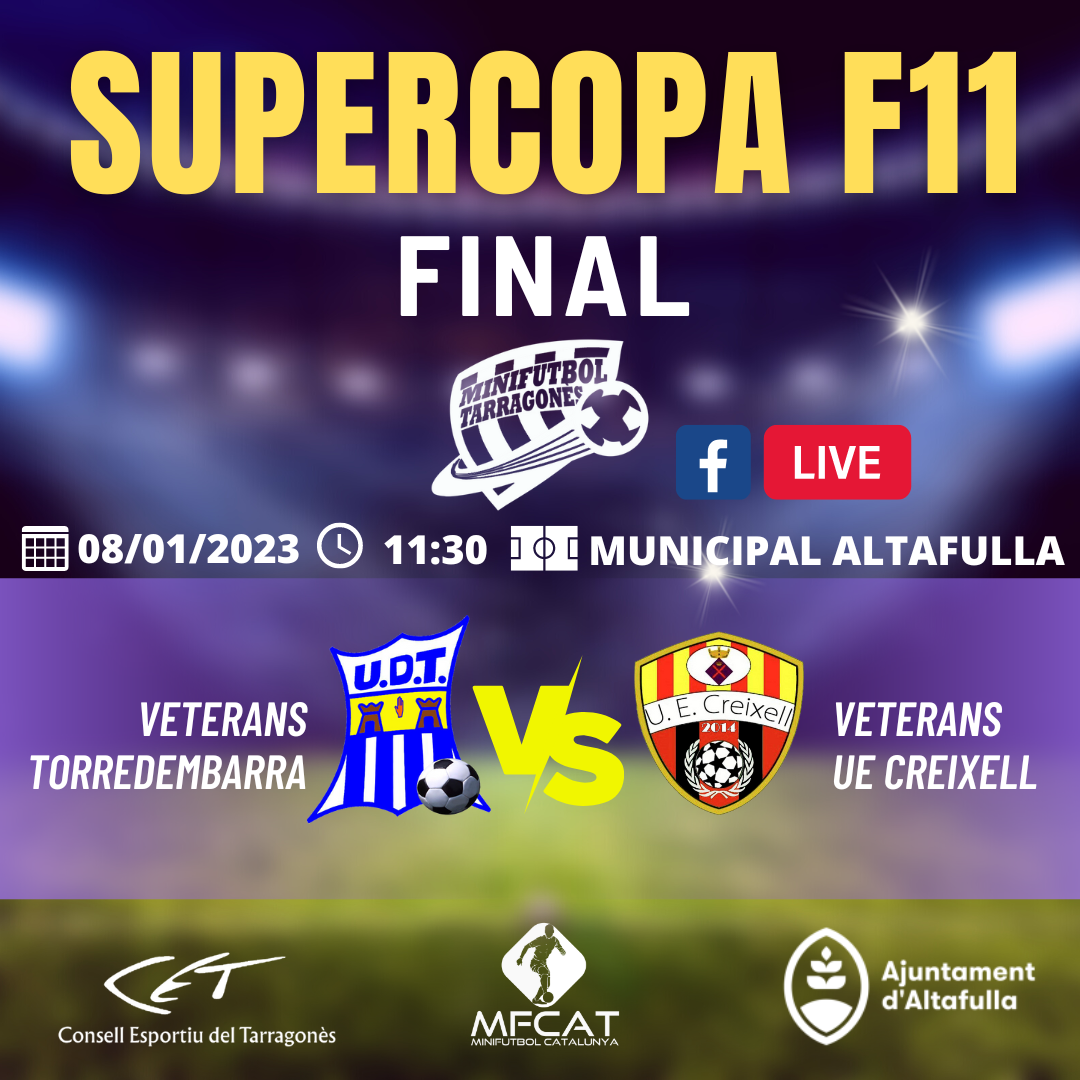 Vet.Torredembarra, campions de la SUPERCOPA F11