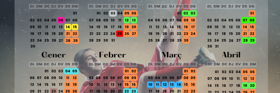 📅CALENDARIS TEMPORADA 2024-25‼️