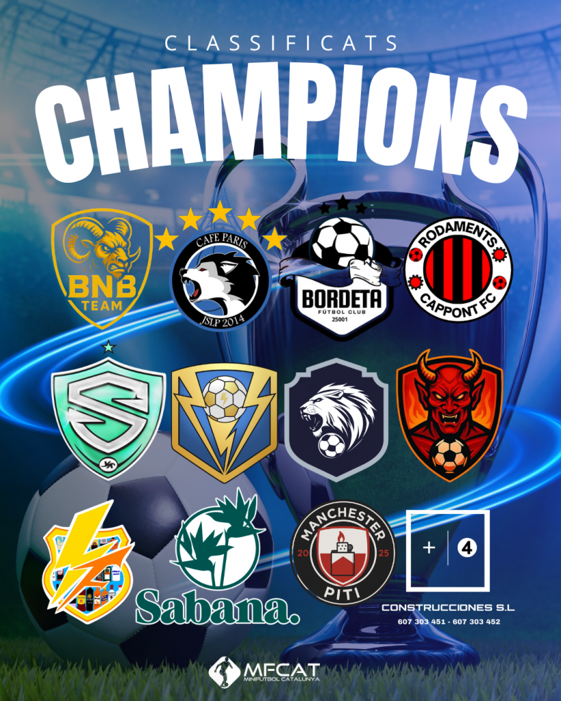 🏆CAMPIONS @minifutbol_catalunya | Temp 2025/26⚡️